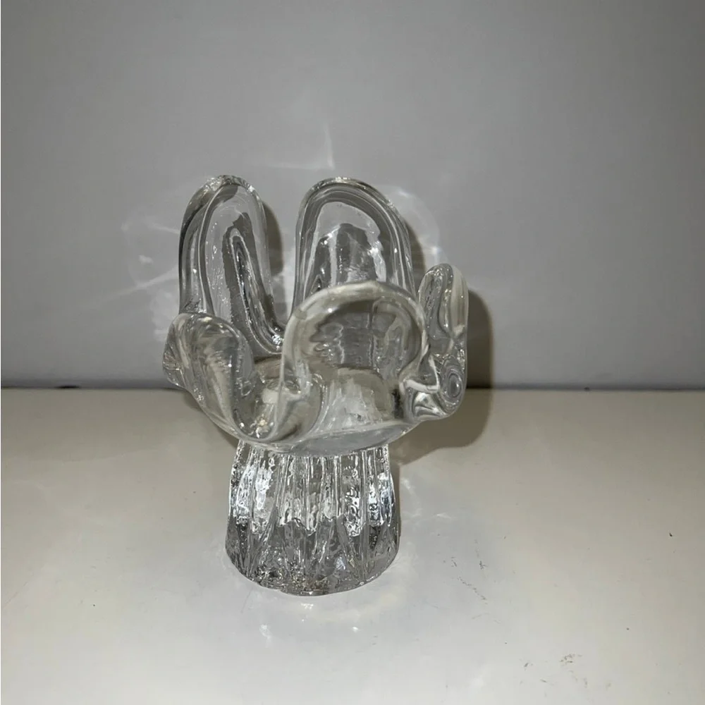 Swedish Sunflower Crystal Votive Holder